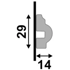 Leader 2.4m White Gloss Wrapped Chair Rail Moulding (120115) 7 Leader 2.4m White Gloss Wrapped Chair Rail Moulding (120115) -Best Flooring Store 2 4m white gloss wrapped chair rail moulding 120115 p120115 243518 image