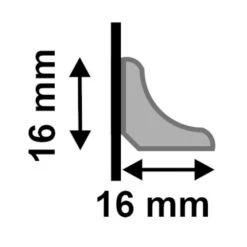 Leader 2.4m White Gloss Wrapped Half Round Moulding Moulding (120116) -Best Flooring Store 2 4m white gloss wrapped half round moulding moulding 120116 p120116 243238 image