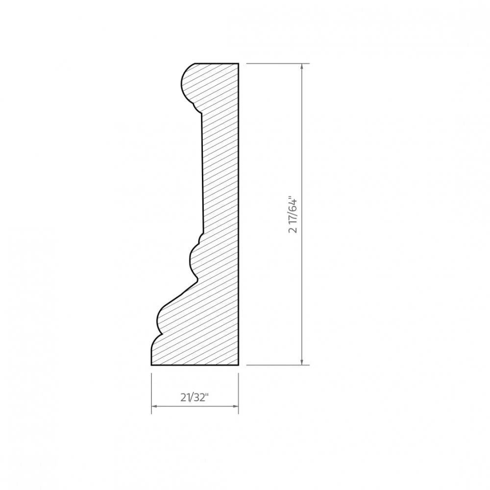 Leader 2.4m White Primed Architrave Moulding (120097) 4 Leader 2.4m White Primed Architrave Moulding (120097) - Image 2