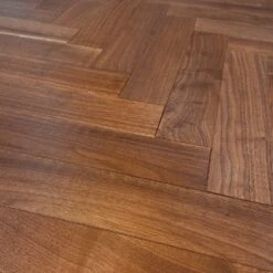 Liberty Floors American Black Walnut - Herringbone Parquet 14mm Engineered Real Wood Flooring (219505) -Best Flooring Store american black walnut herringbone parquet 14mm engineered real wood flooring 219505 p85876 196399 image