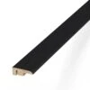 Leader Black Laminate End Profile Door Bar (1m)