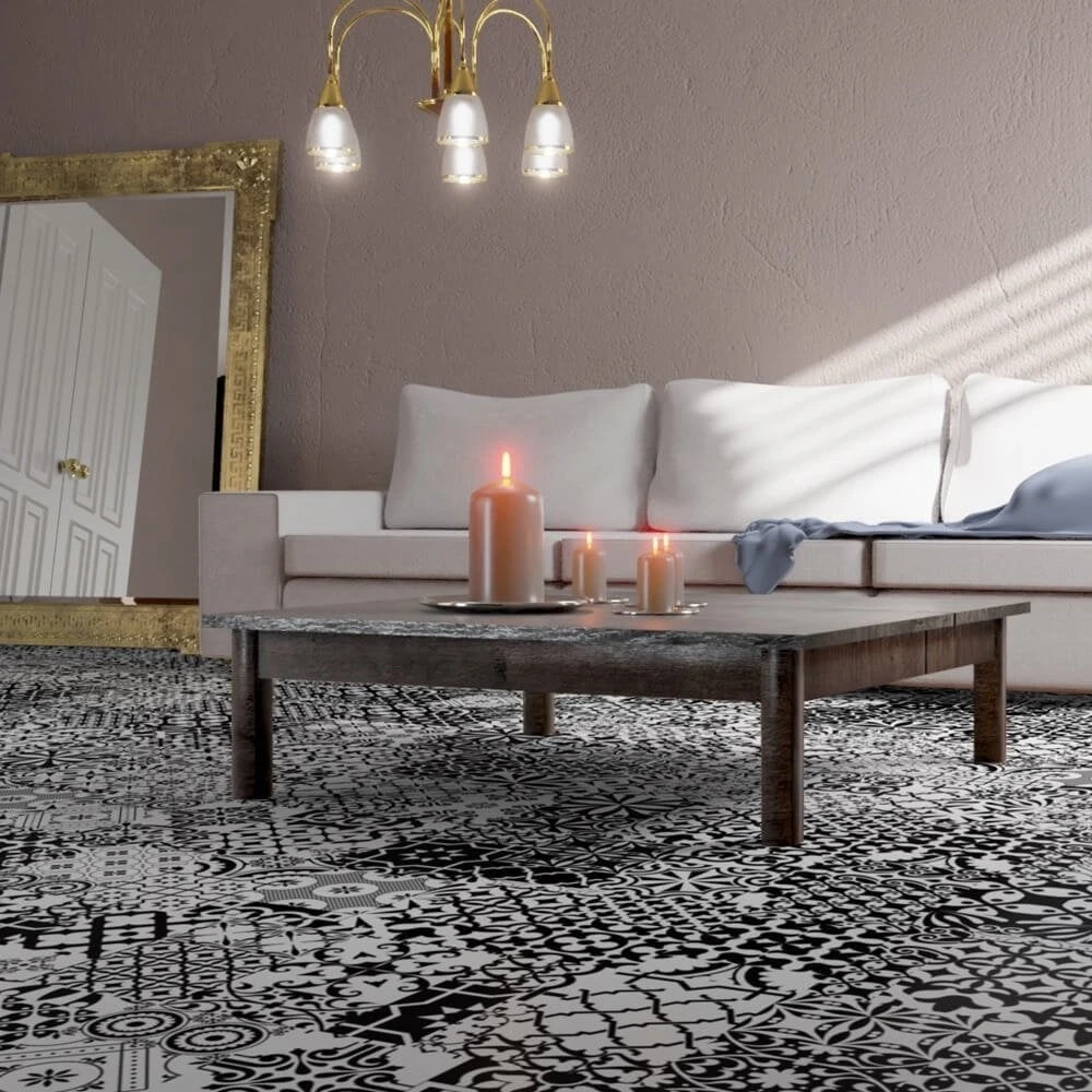 Falquon Flooring Black & White - Lustre Authentic 2.0 8mm Laminate Flooring (315201) 3 Falquon Flooring Black & White - Lustre Authentic 2.0 8mm Laminate Flooring (315201)