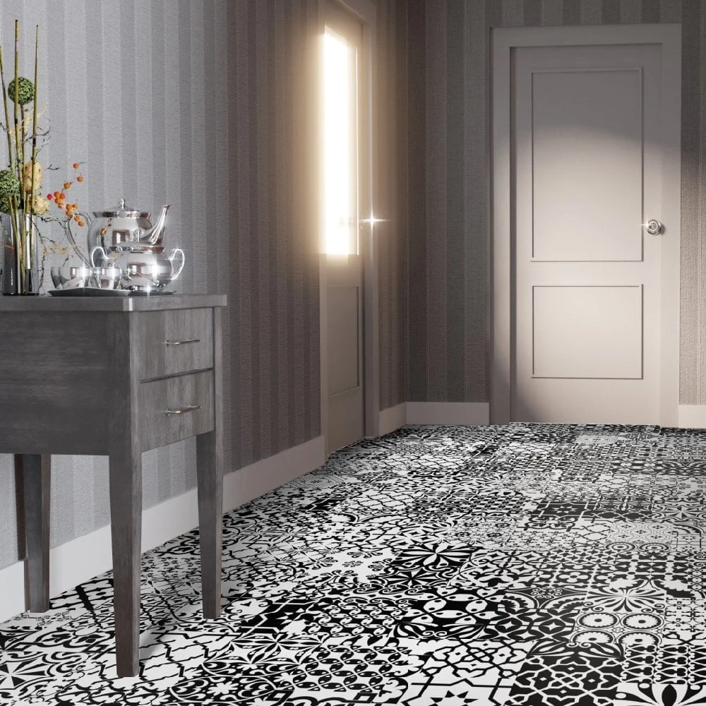 Falquon Flooring Black & White - Lustre Authentic 2.0 8mm Laminate Flooring (315201) 7 Falquon Flooring Black & White - Lustre Authentic 2.0 8mm Laminate Flooring (315201) - Image 5