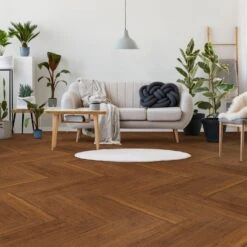 Liberty Floors Carbonised Strand Woven Bamboo - Herringbone Parquet 10mm Solid Real Wood Flooring (249972) -Best Flooring Store carbonised strand woven bamboo herringbone parquet 10mm solid real wood flooring 249972 p108630 236305 image
