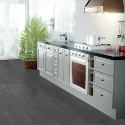 Liberty Floors Charcoal Grey - Lustre 8mm High Gloss Laminate Flooring (217056) -Best Flooring Store charcoal grey lustre 8mm high gloss laminate flooring 217056 p84205 187689 image