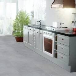 Liberty Floors Concrete Grey - Lustre 8mm High Gloss Laminate Flooring (217057) -Best Flooring Store concrete grey lustre 8mm high gloss laminate flooring 217057 p84206 187682 image