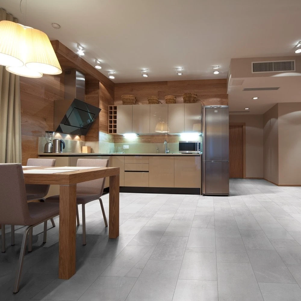 Liberty Floors Concrete White Stone - Universo 8mm Laminate Flooring (263466) 3 Liberty Floors Concrete White Stone - Universo 8mm Laminate Flooring (263466)