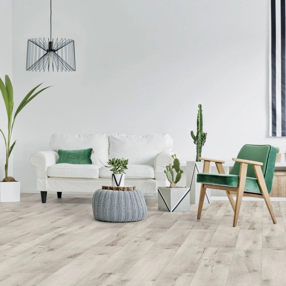 Liberty Floors Creme Oak - Ocean 8mm Laminate Flooring (211087) 3 Liberty Floors Creme Oak - Ocean 8mm Laminate Flooring (211087)