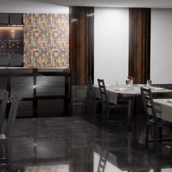 Liberty Floors Dark Pinto - Lustre Stone 8mm High Gloss Laminate Flooring (223767) -Best Flooring Store dark pinto lustre stone 8mm high gloss laminate flooring 223767 p89997 207791 image