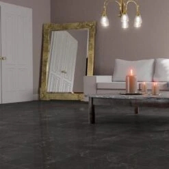 Liberty Floors Dark Pinto - Lustre Stone 8mm High Gloss Laminate Flooring (223767) -Best Flooring Store dark pinto lustre stone 8mm high gloss laminate flooring 223767 p89997 207794 image