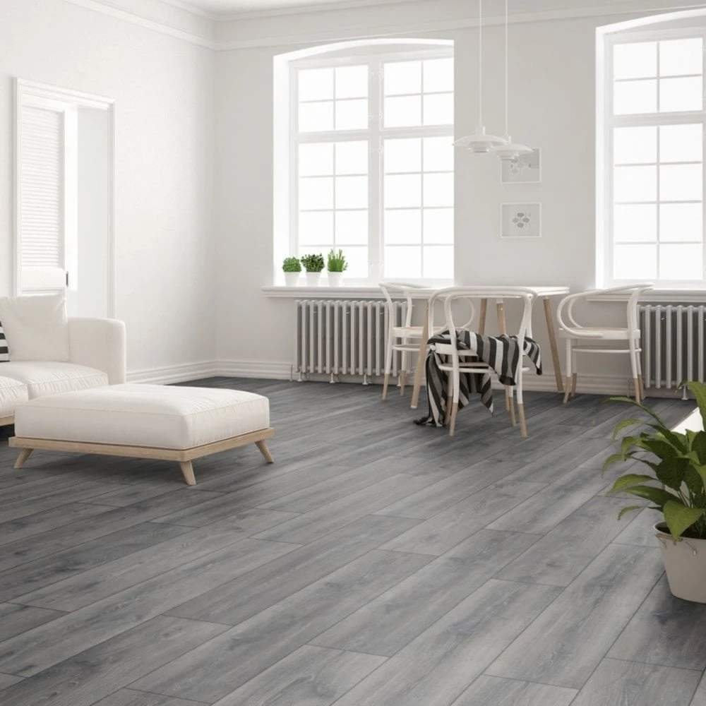 Swiss Krono Graphite Oak - Grand Selection Evolution 14mm Laminate Flooring (218900) 9 Swiss Krono Graphite Oak - Grand Selection Evolution 14mm Laminate Flooring (218900) - Image 7