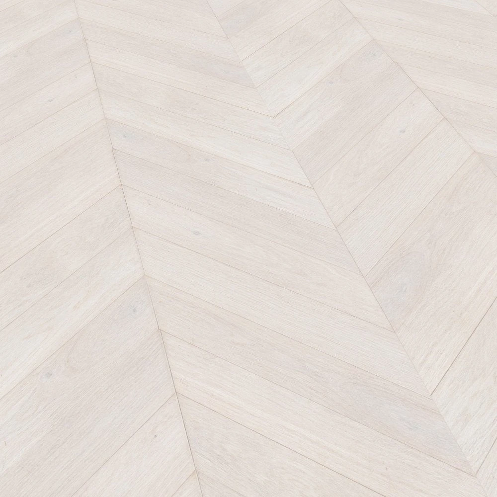 Liberty Floors Ivory White Oak - Chevron 15mm Engineered Real Wood Flooring (249203) 4 Liberty Floors Ivory White Oak - Chevron 15mm Engineered Real Wood Flooring (249203) - Image 2