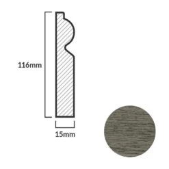 Leader Medium Grey Torus Laminate Skirting Board (2.4m) 11 Leader Medium Grey Torus Laminate Skirting Board (2.4m) -Best Flooring Store medium grey torus laminate skirting board 2 4m p84930 191868 image