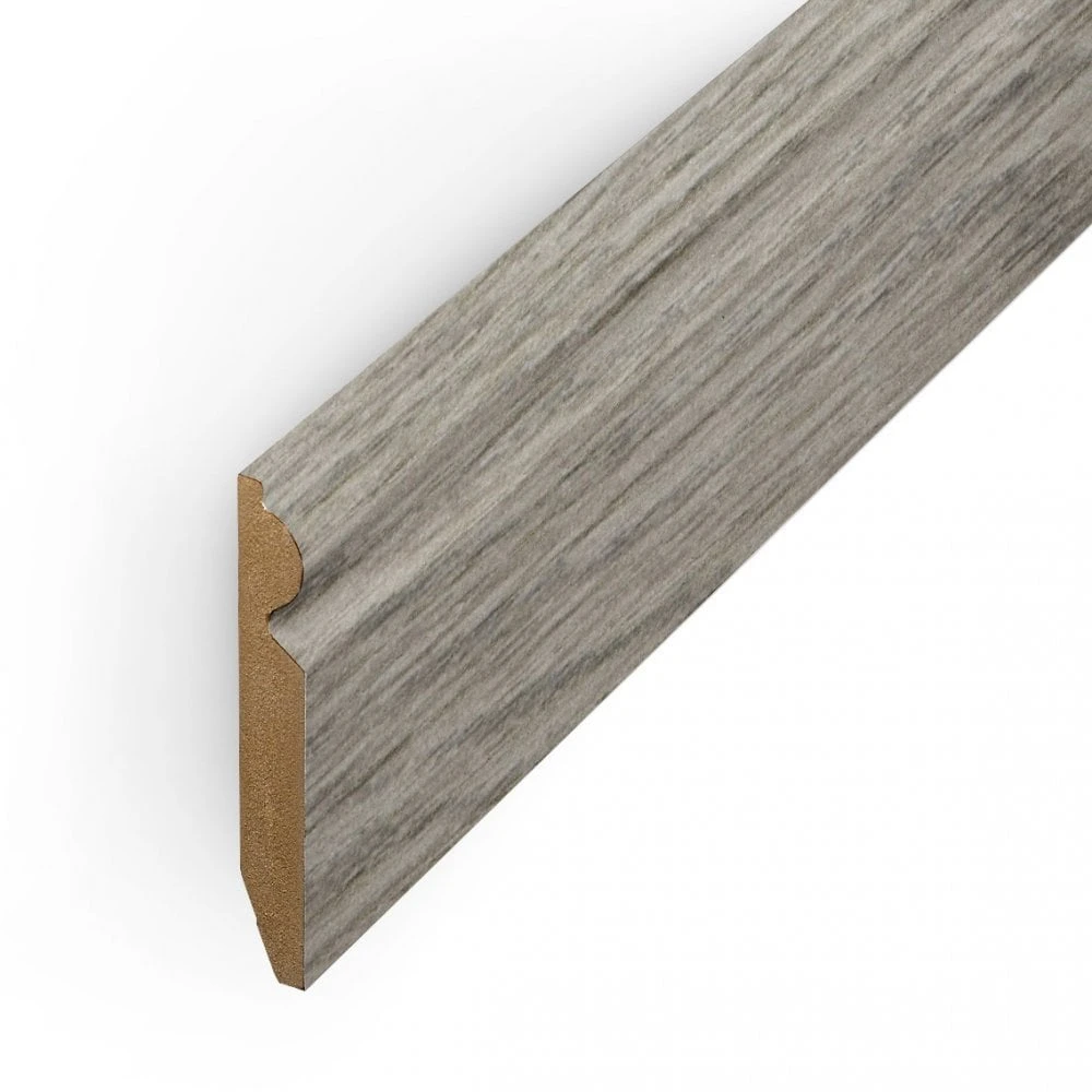 Leader Medium Grey Torus Laminate Skirting Board (2.4m) 3 Leader Medium Grey Torus Laminate Skirting Board (2.4m)