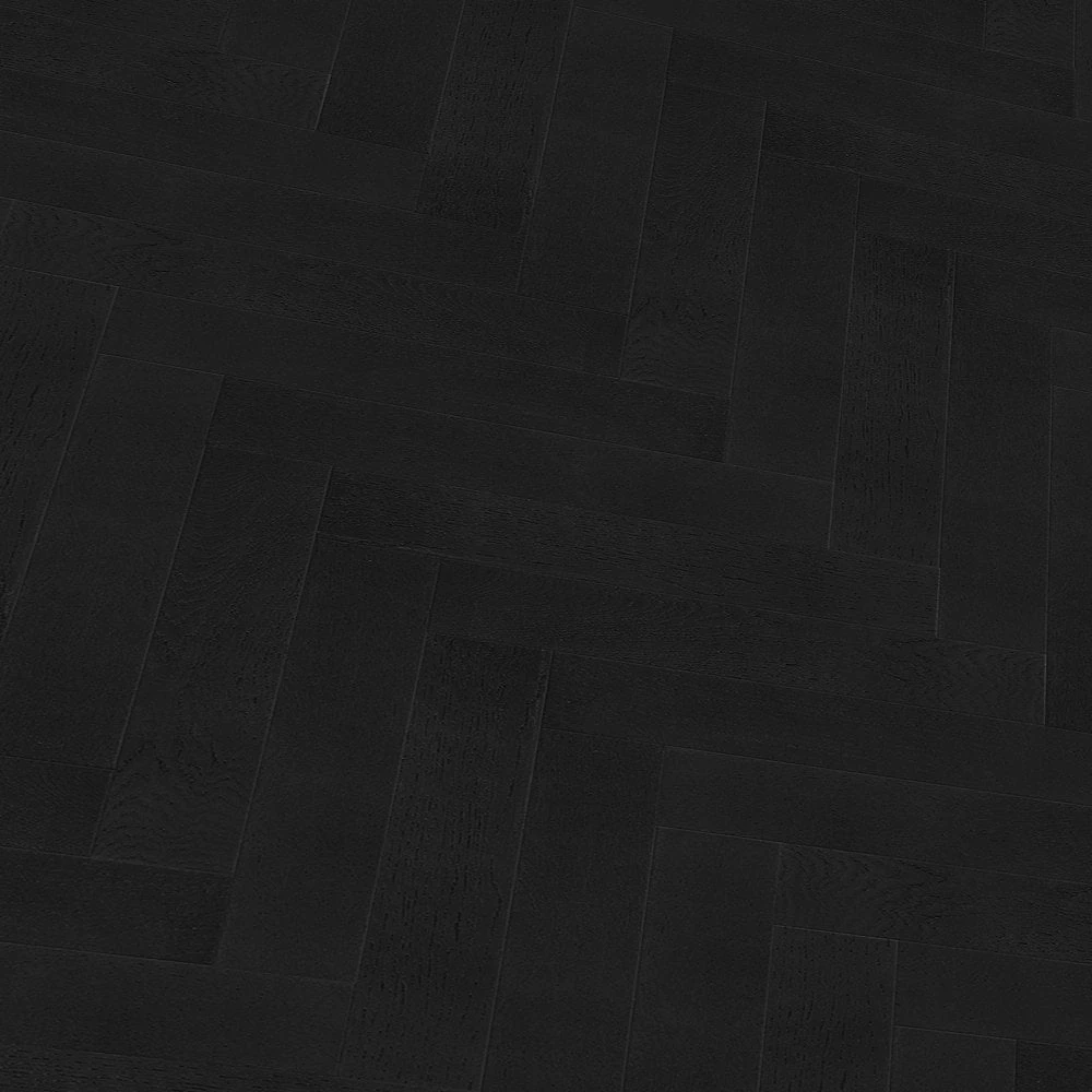 Liberty Floors Midnight Black Oak - Herringbone Parquet 14mm Engineered Real Wood Flooring (223765) 4 Liberty Floors Midnight Black Oak - Herringbone Parquet 14mm Engineered Real Wood Flooring (223765) - Image 2