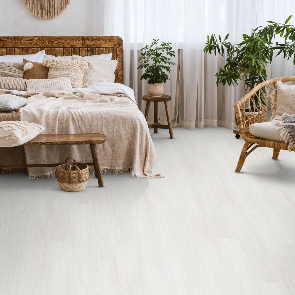 Liberty Floors Misty White - Impressive 6mm Rigid Core Vinyl Flooring (315580) 3 Liberty Floors Misty White - Impressive 6mm Rigid Core Vinyl Flooring (315580)