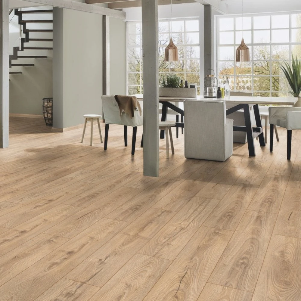 Krono Original Natural Carpenter Oak - Vintage Classic 10mm Laminate Flooring (249804) 3 Krono Original Natural Carpenter Oak - Vintage Classic 10mm Laminate Flooring (249804)