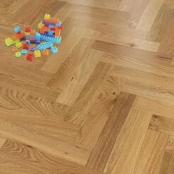 Liberty Floors Natural Oak - Herringbone Parquet 14mm Engineered Real Wood Flooring (219384) -Best Flooring Store natural oak herringbone parquet 14mm engineered real wood flooring 219384 p85832 201387 image