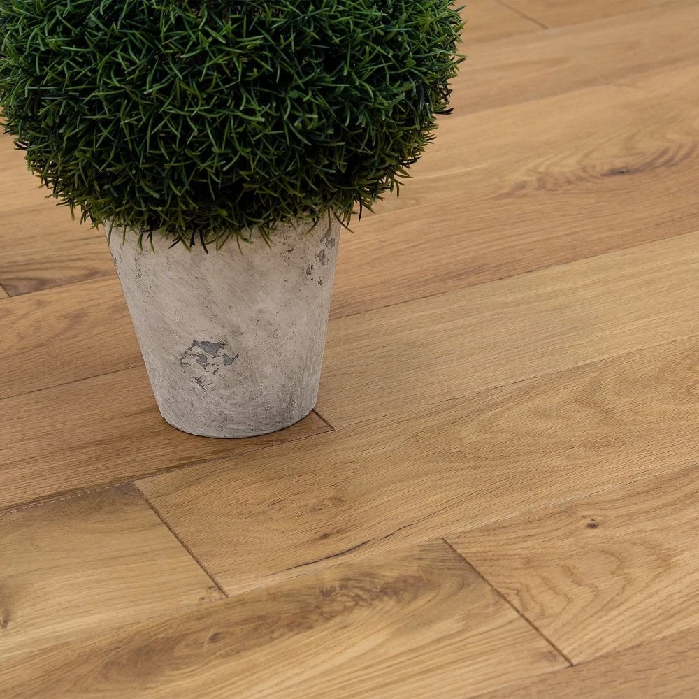 Liberty Floors Natural Oak Oiled - Premier 14mm Engineered Real Wood Flooring (188215) 6 Liberty Floors Natural Oak Oiled - Premier 14mm Engineered Real Wood Flooring (188215) - Image 4