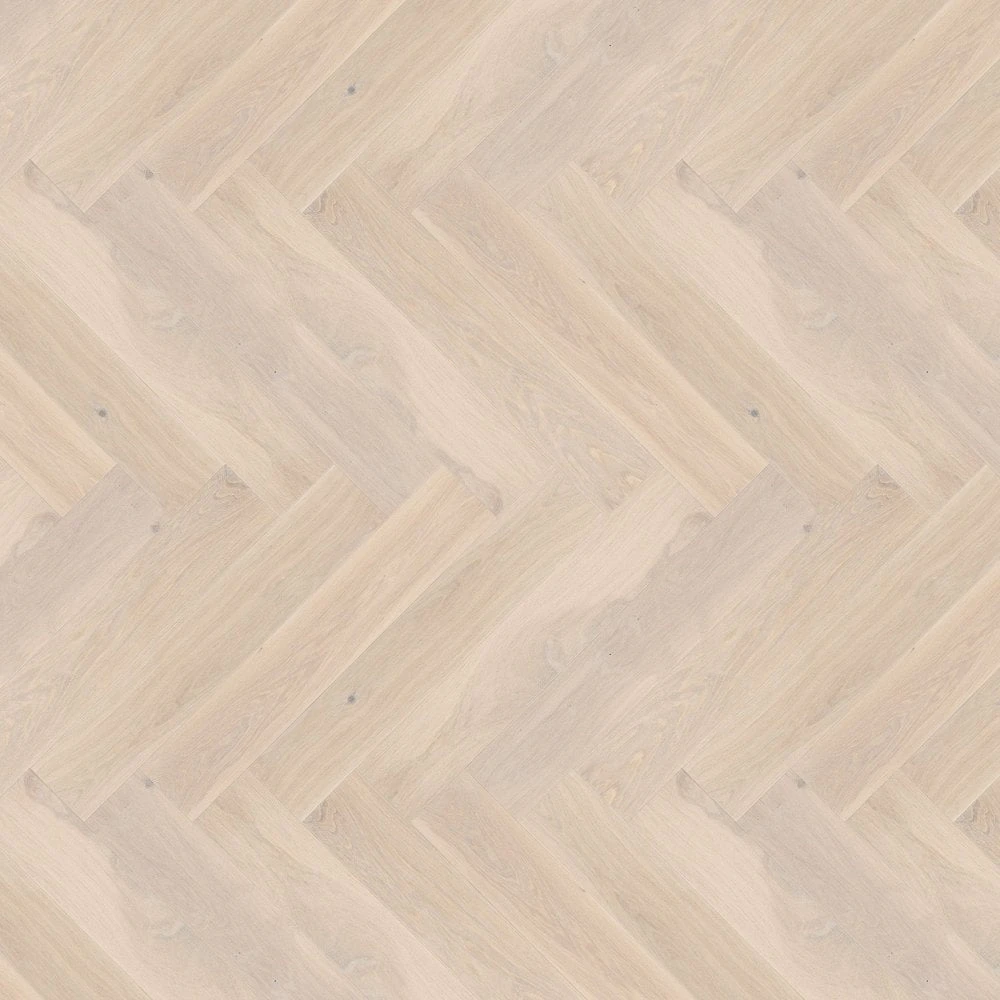 Liberty Floors Pearl White Oak - Manor Herringbone Parquet 14mm Engineered Real Wood Flooring (249872) 6 Liberty Floors Pearl White Oak - Manor Herringbone Parquet 14mm Engineered Real Wood Flooring (249872) - Image 4