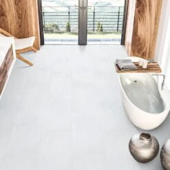 Liberty Floors White Marble - Lustre SPC 6mm Rigid Core Vinyl Flooring (249747) -Best Flooring Store white marble lustre spc 6mm rigid core vinyl flooring 249747 p108421 236352 image