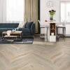 Liberty Floors White Oak Smoked - Chevron 15mm Engineered Real Wood Flooring (324685) -Best Flooring Store white oak smoked chevron 15mm engineered real wood flooring 324685 p119851 243530 image